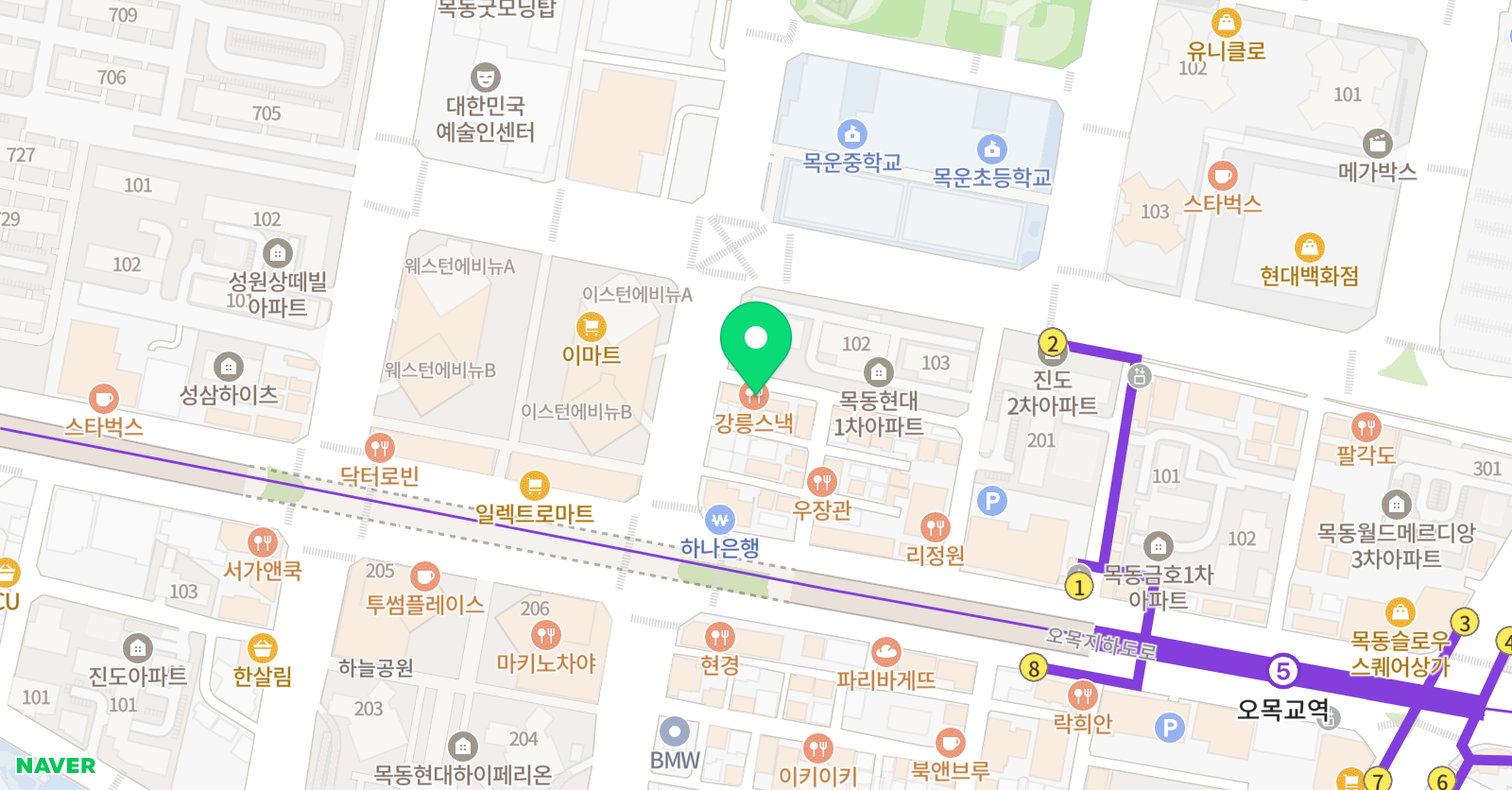 라뮤피아노아카데미 음악교습소 위치