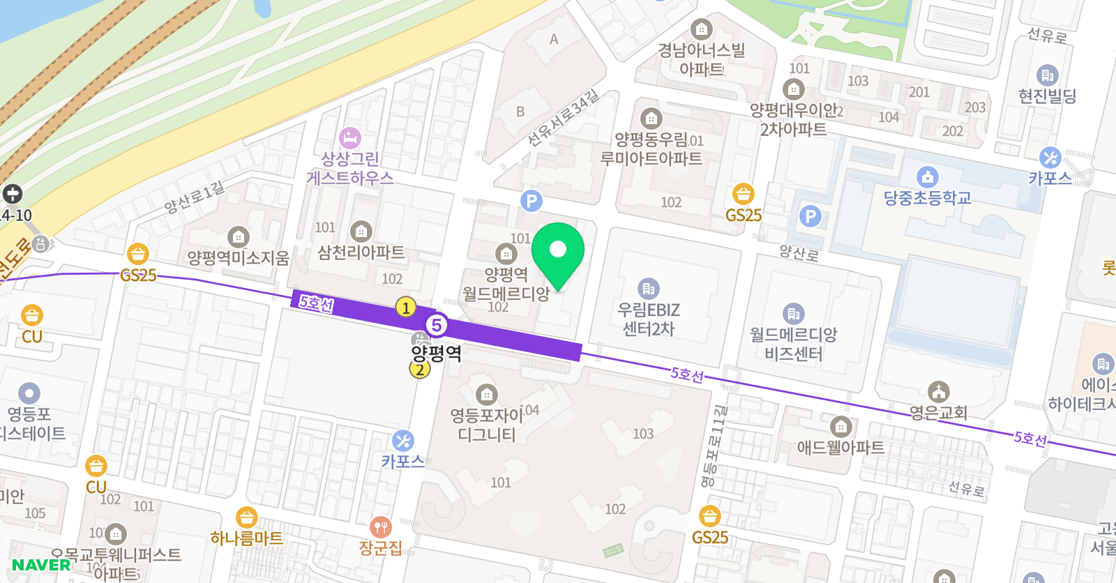 국가대표 장풍 태권도장 위치