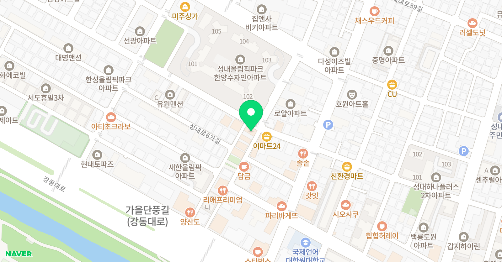 클라라 음악학원 위치