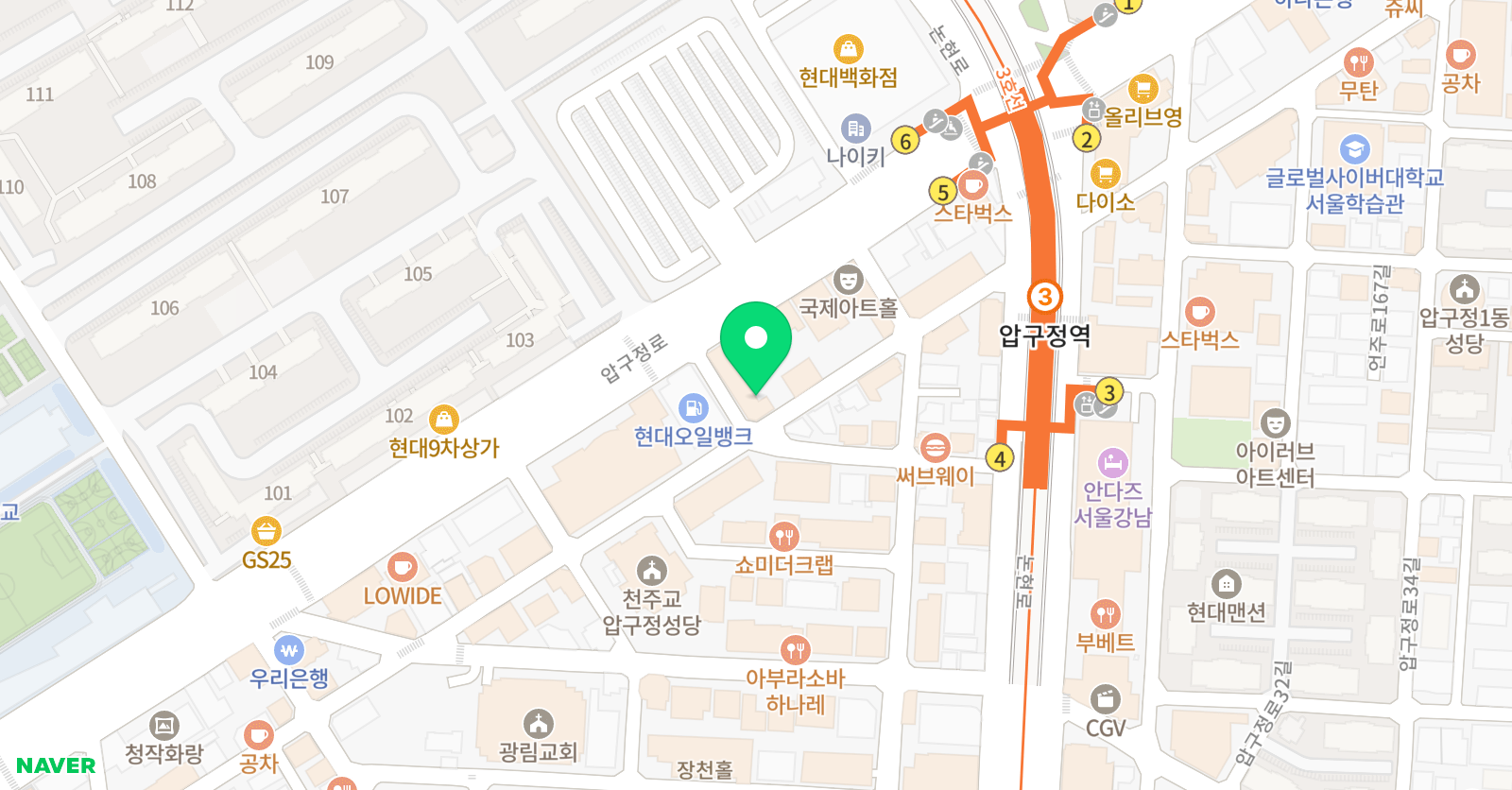 더알고리즘 코딩학원 위치
