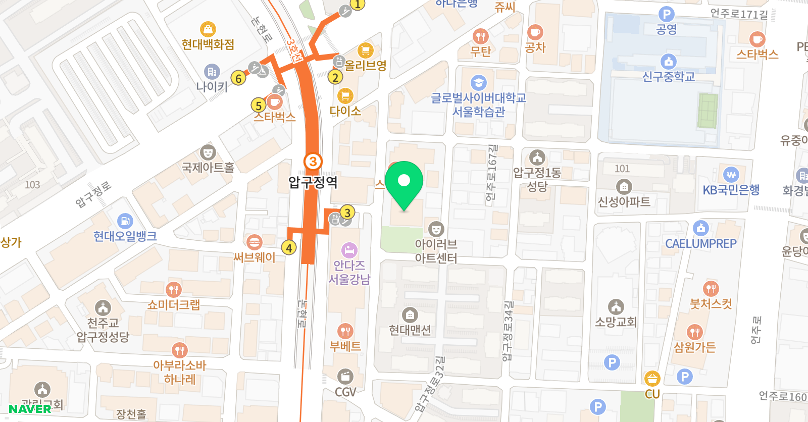 페디아레드 위치