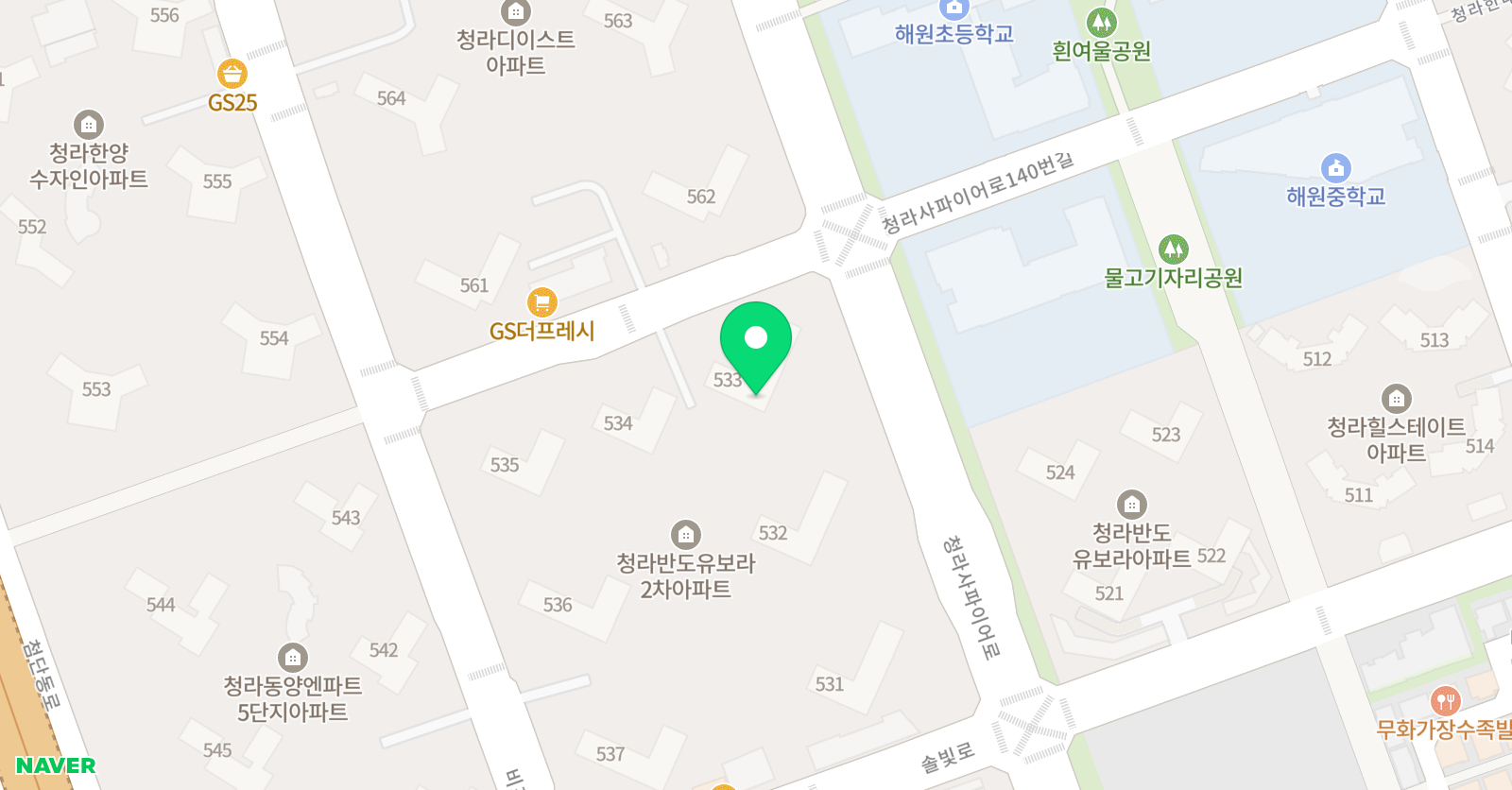 기탄 사고력교실 청라반도유보라점 위치