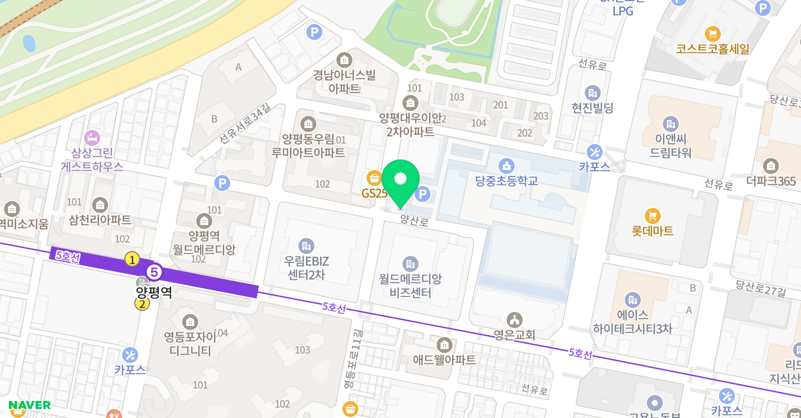 꿈큰 수학교습소 위치