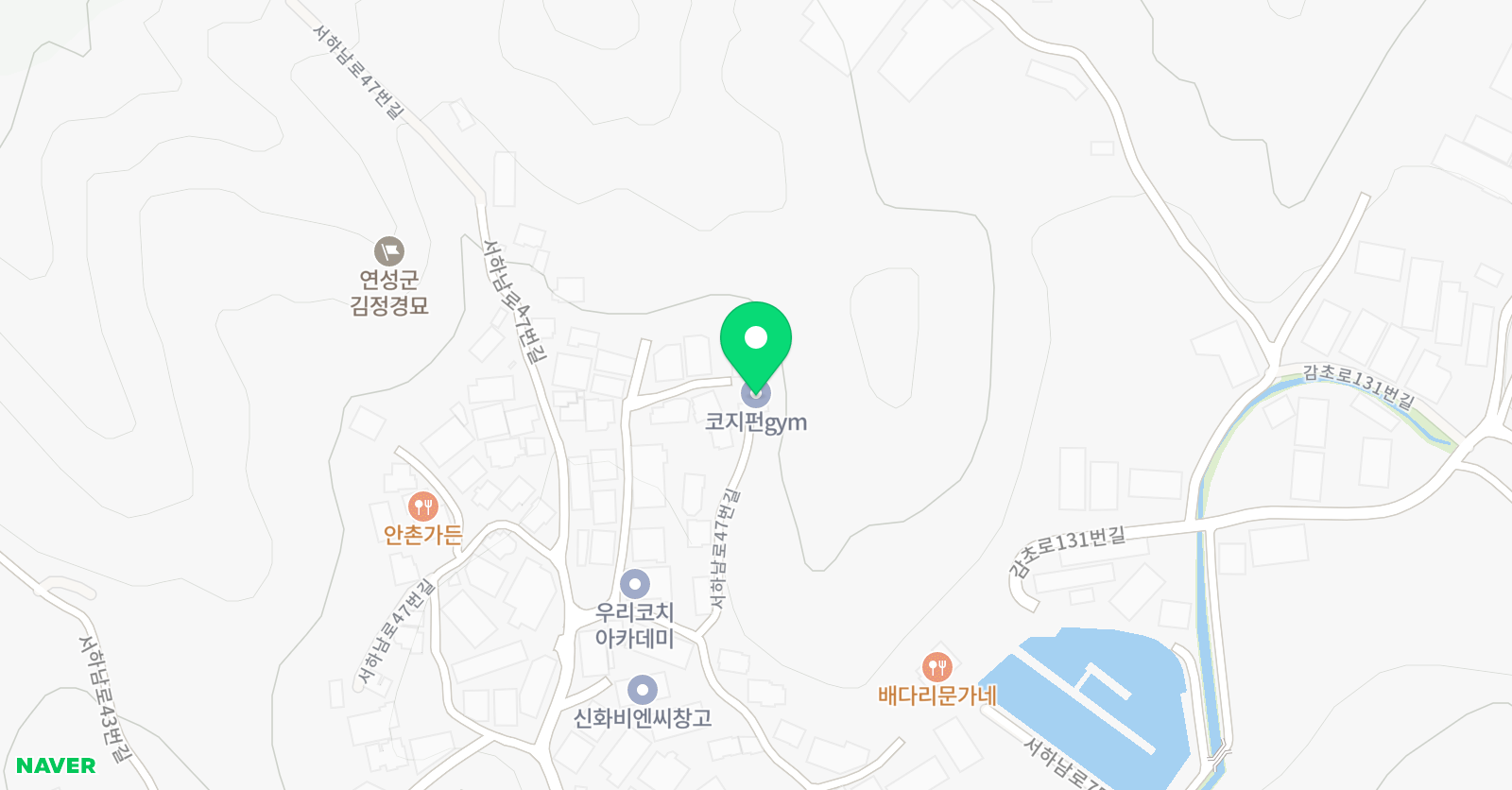 코지펀 gym 위치