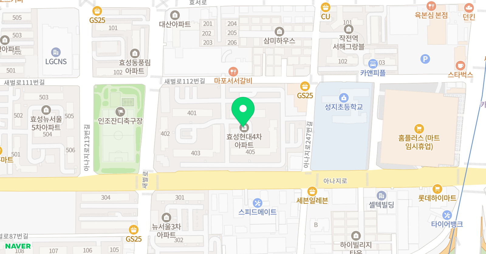 푸르넷 공부방 부평지점 위치