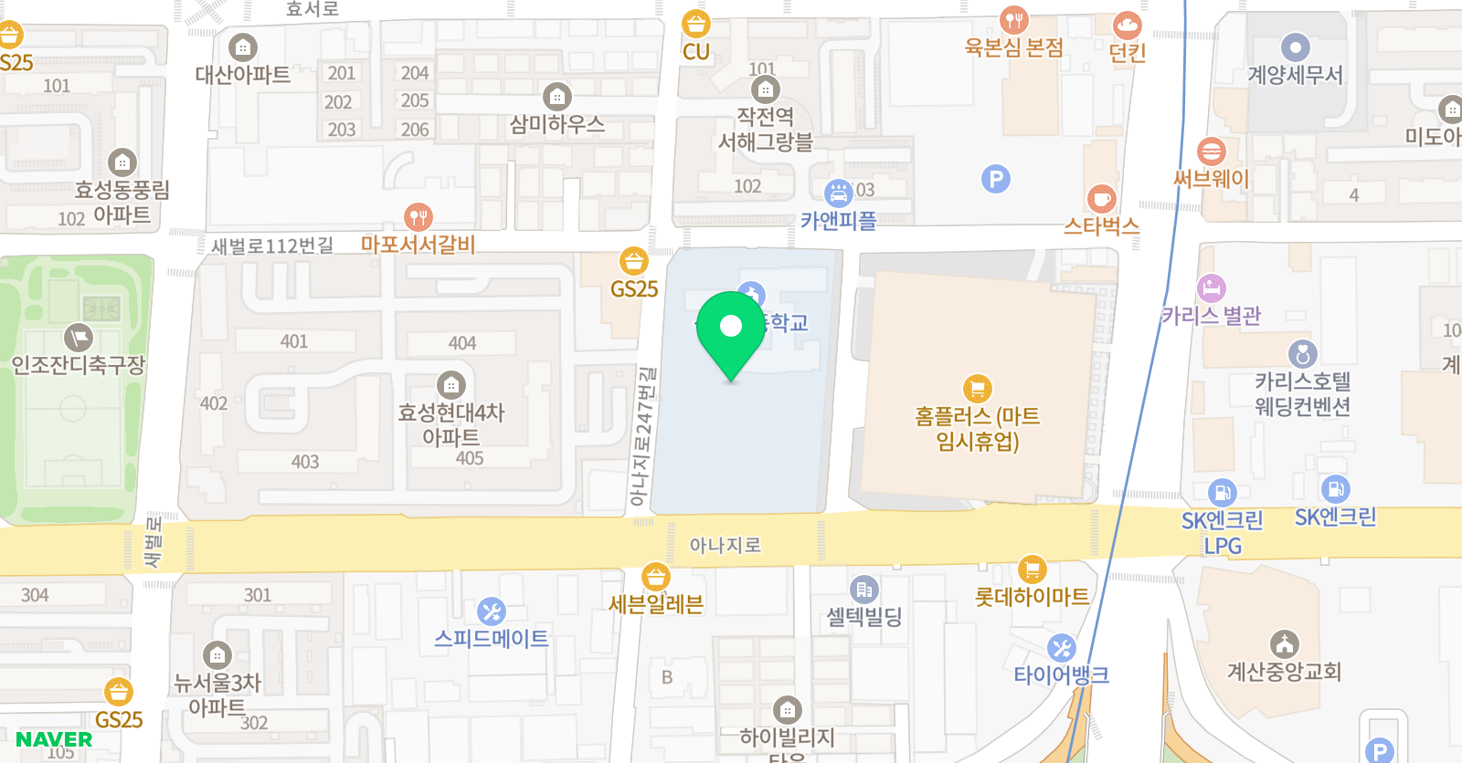 사커루 유소년축구클럽 위치