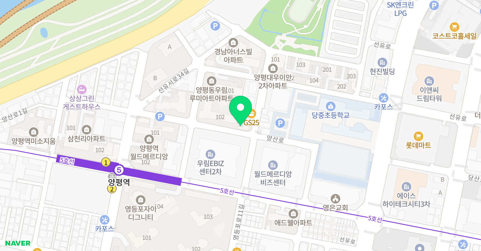 홍익퍼니아트 미술교습소 위치
