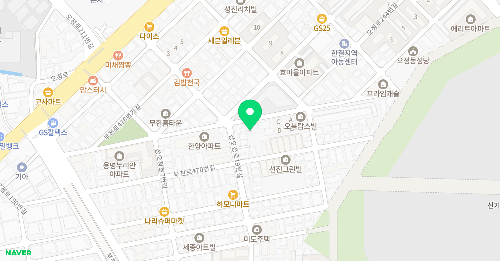 충호 태권도 위치