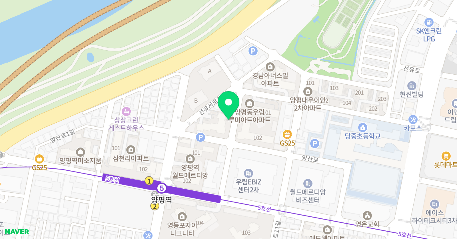 기탄 사고력교실 영등포당중초점 위치