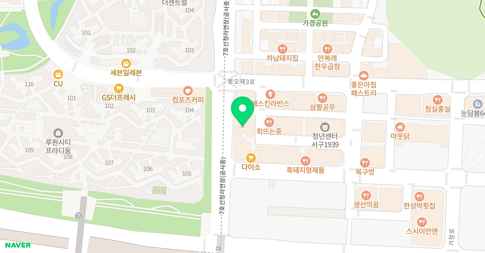 애니스페이스 만화학원 위치