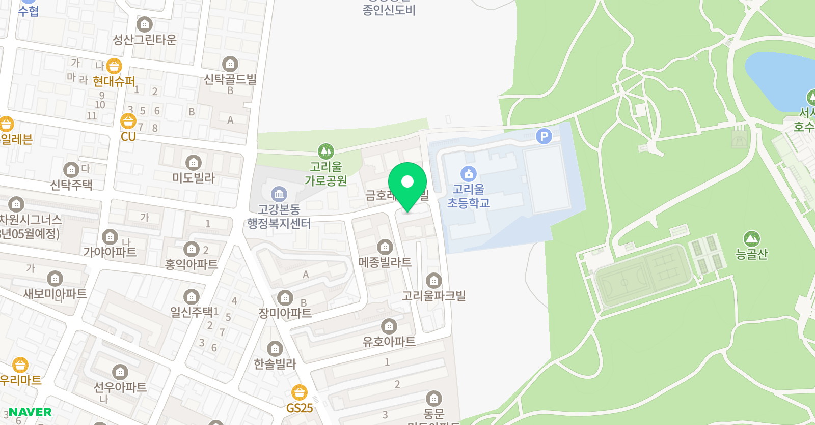 예전 태권도장 위치