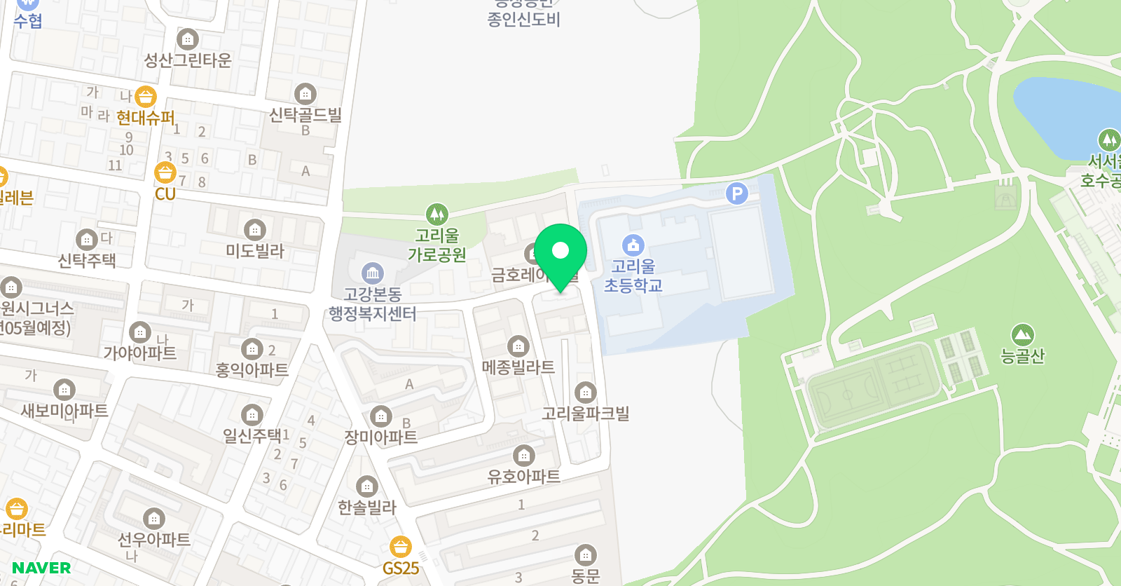 정다운 피아노음악교습소 위치