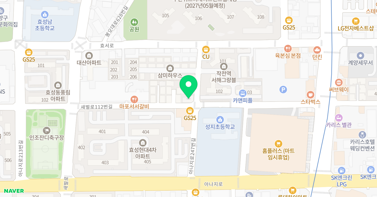 아이가 미술피아노학원 위치