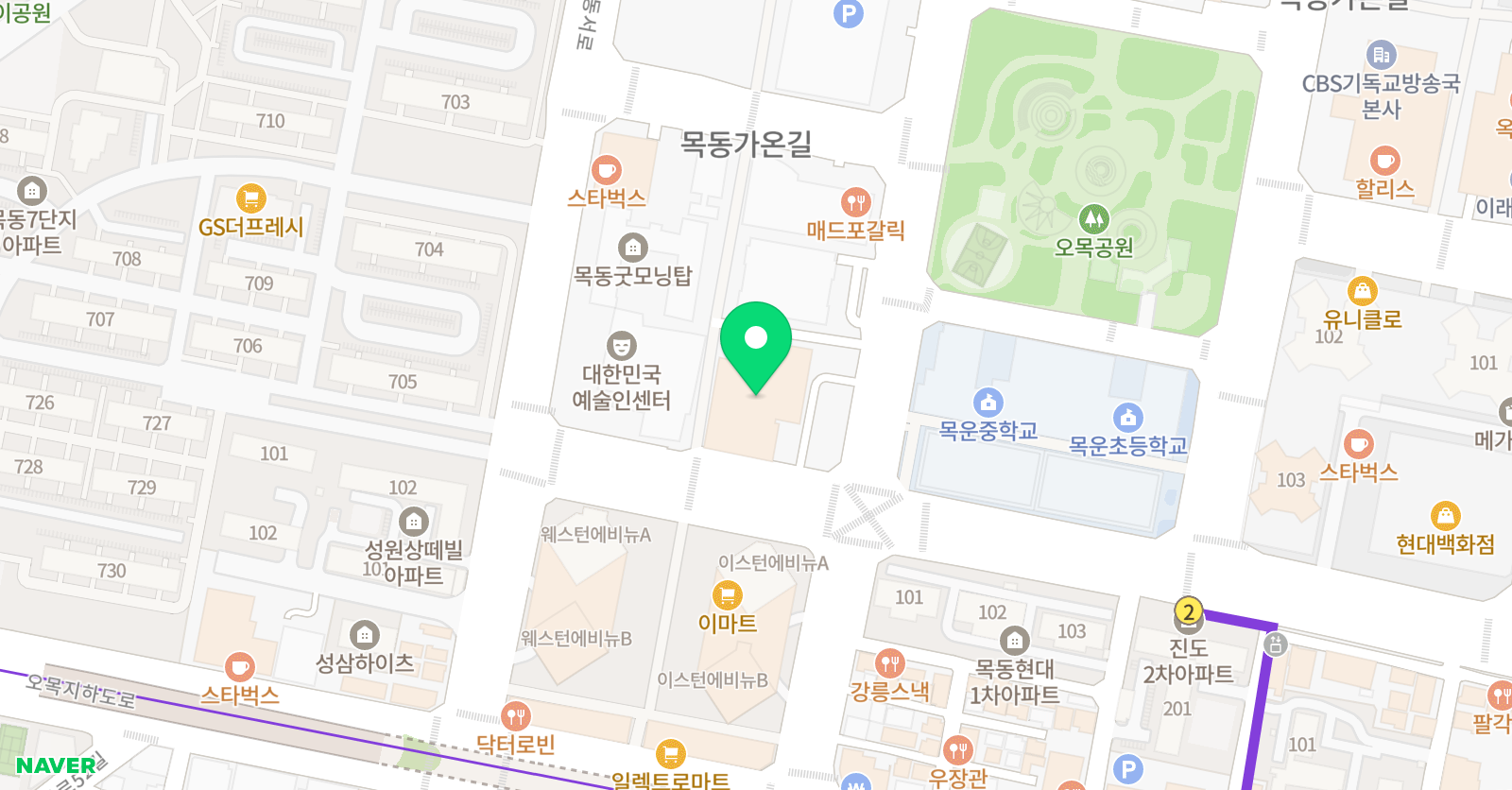 아드폰테스 수학과학 중등2관 위치