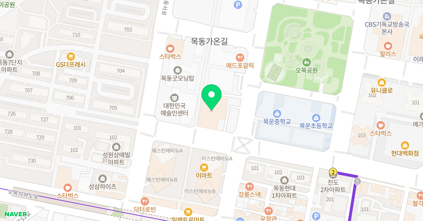 아드폰테스 특목자사의대관 학원 위치