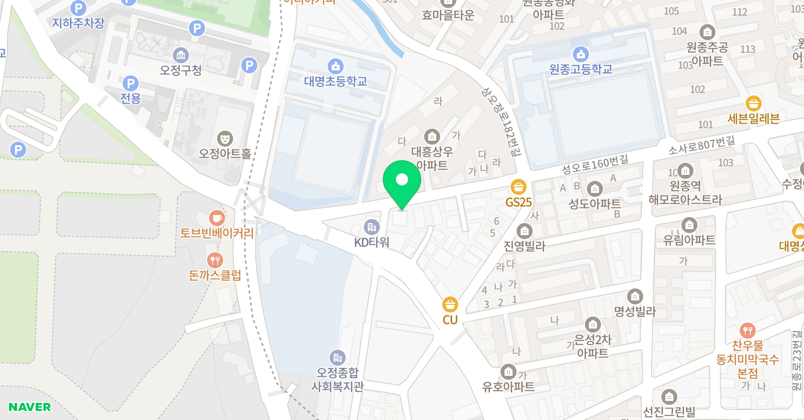 미래엔수학 쌤쌤학원 위치