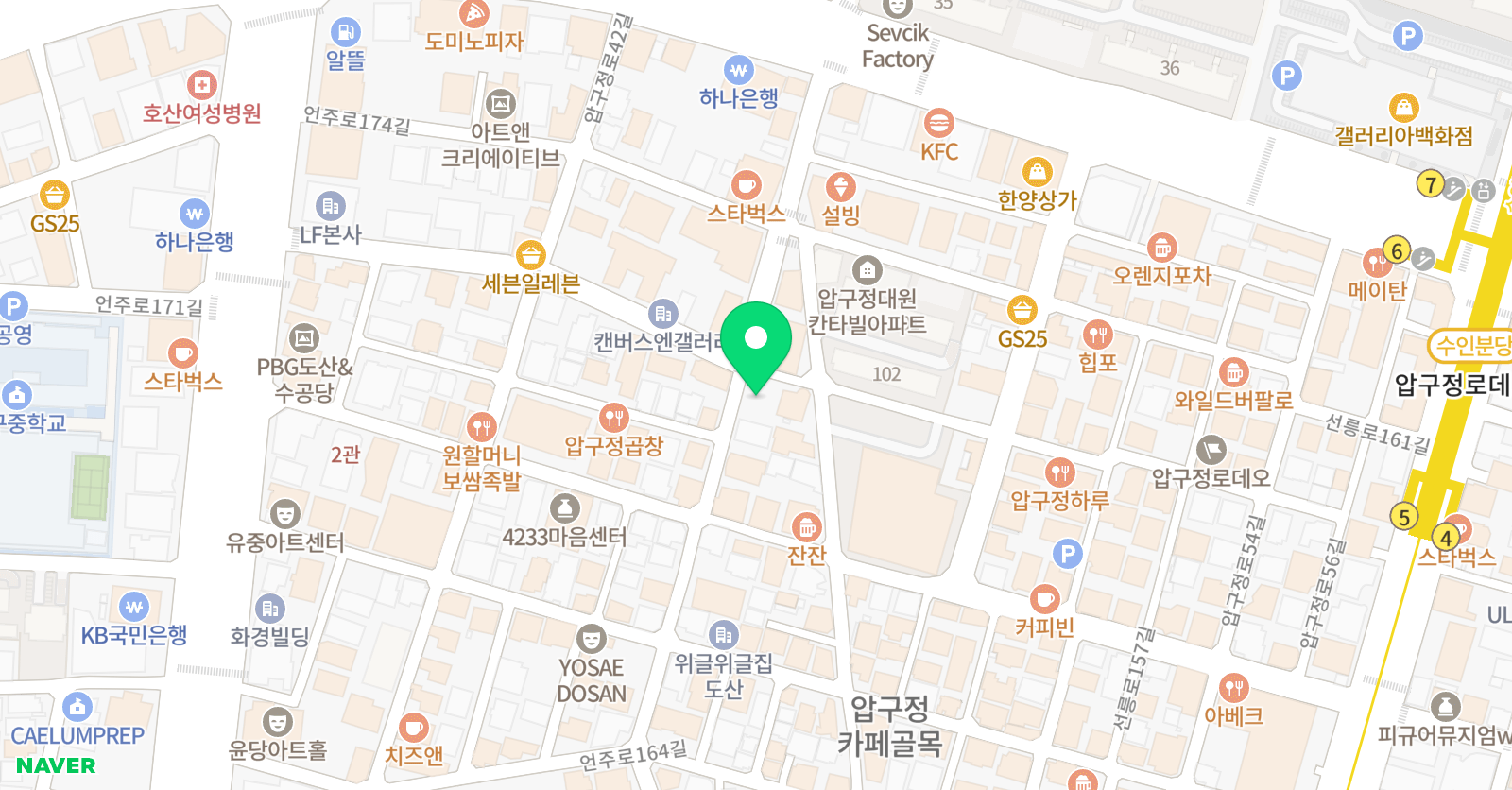 소노 발레학원 위치