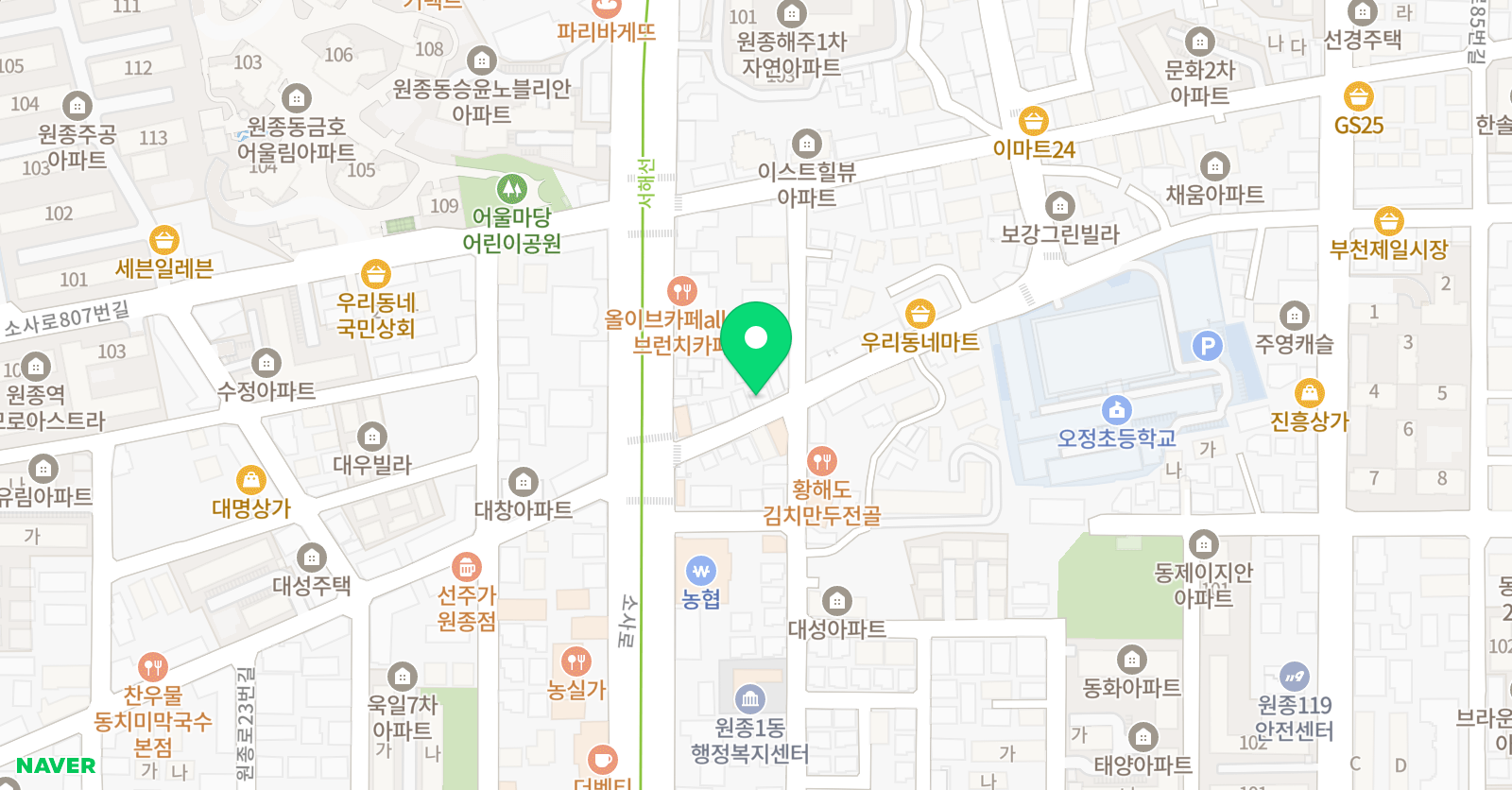 두드림 피아노 위치