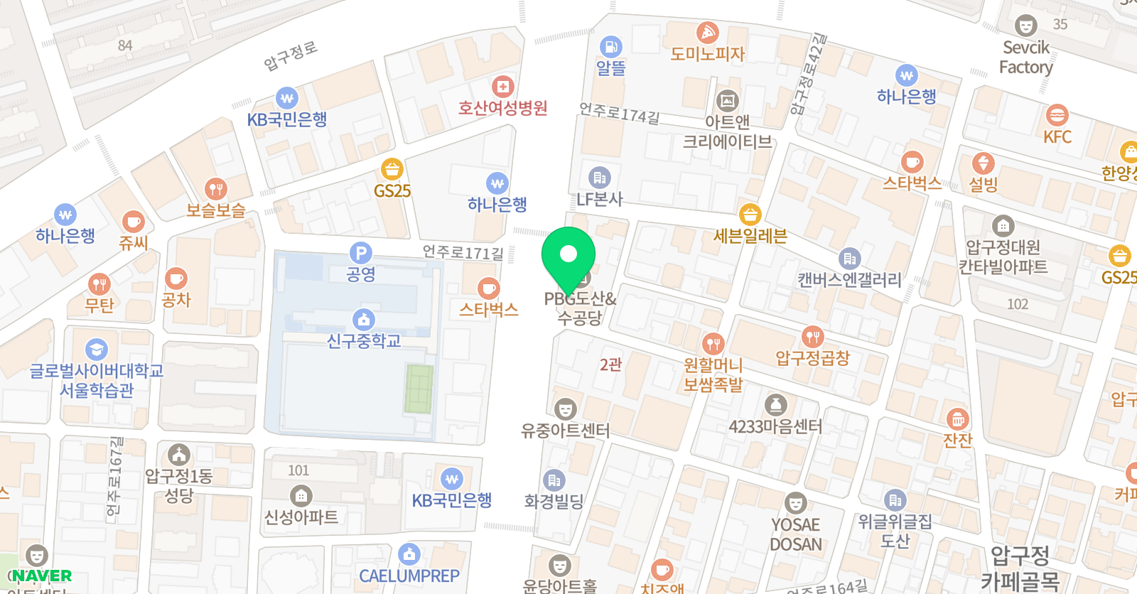 YBM 리딩클럽 위치