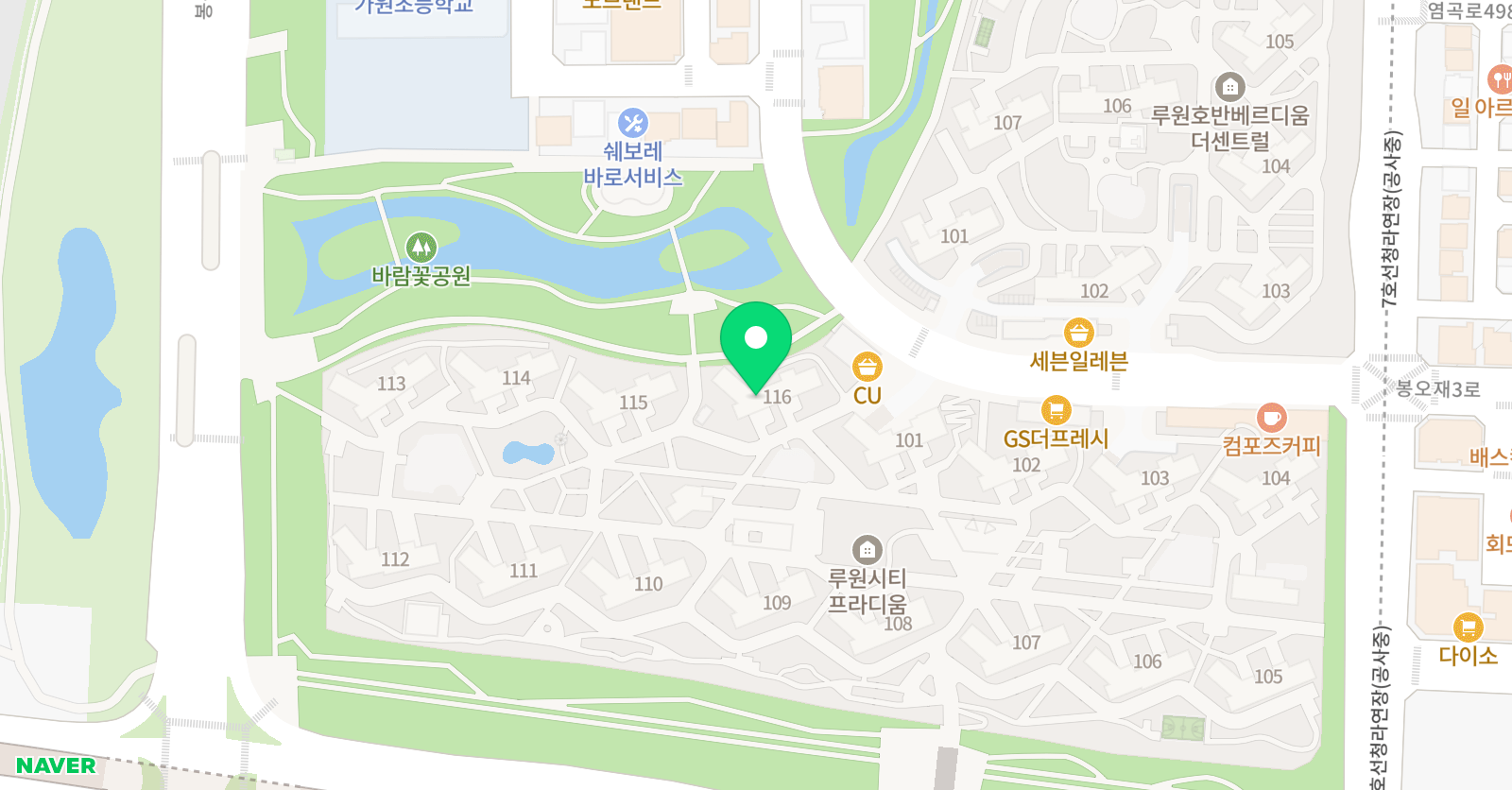 삼성영어 루원시티교실 위치