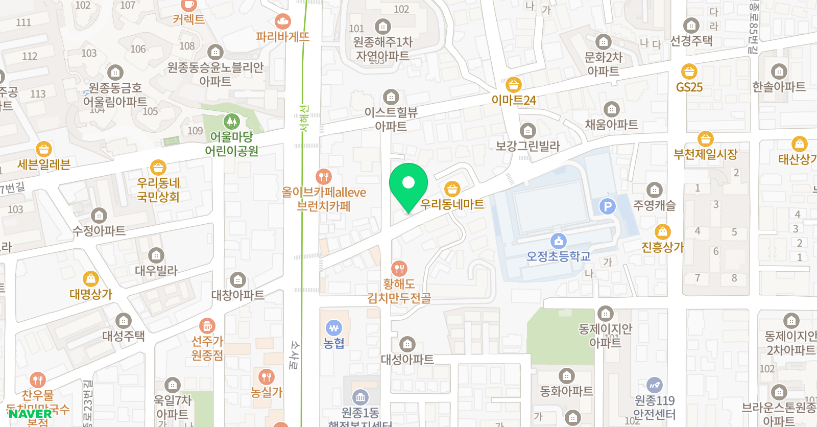 사랑 음악학원 위치