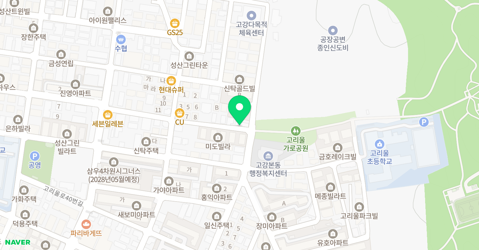 색연필 미술학원 위치