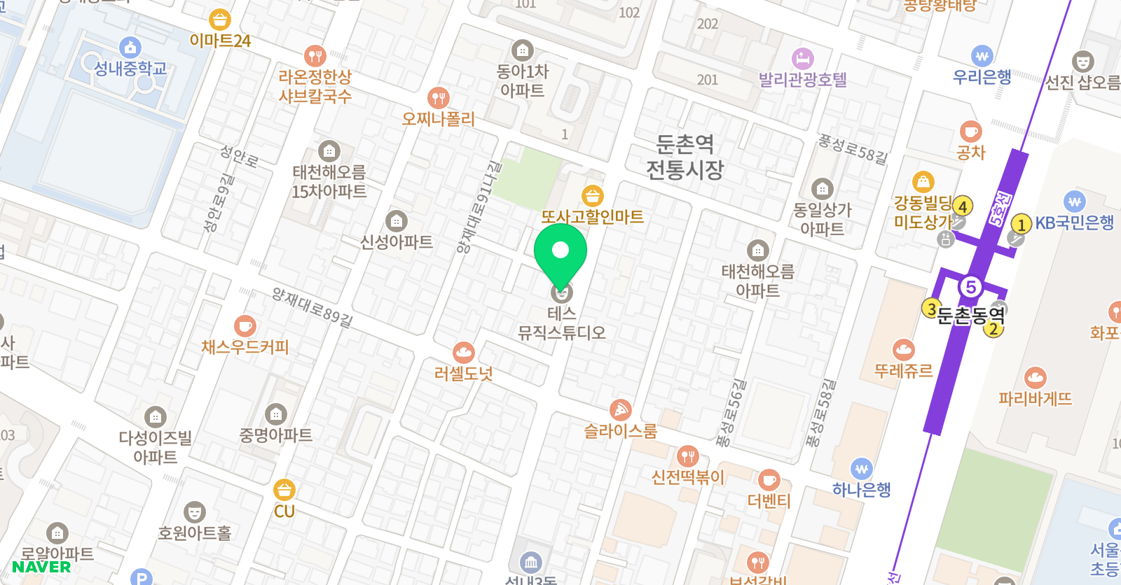 아크 연기예술학원 위치
