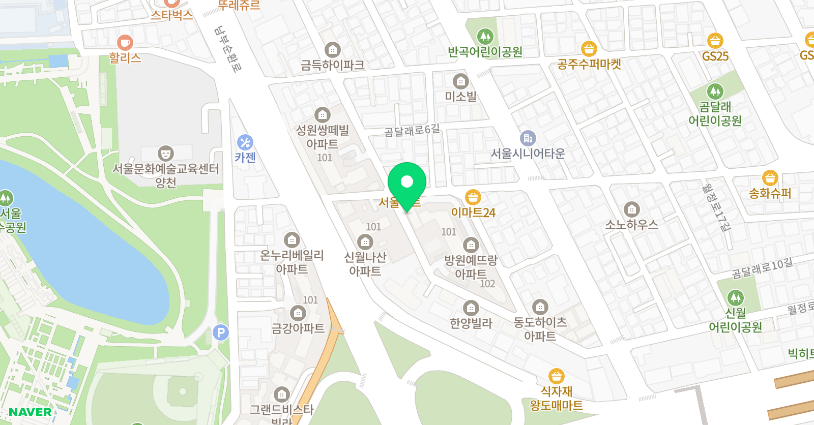 대안 보습학원 위치