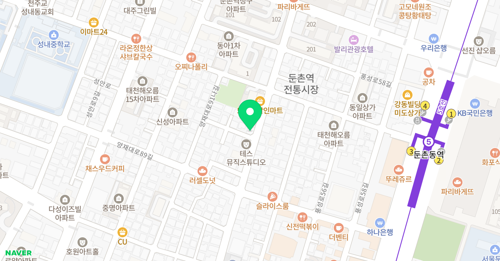 개인과외거북표 위치