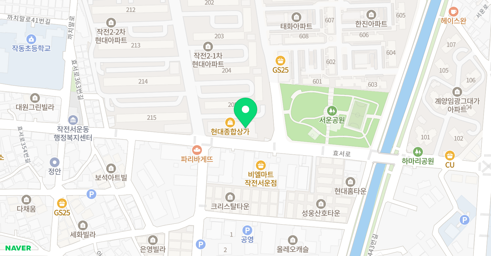 ESA 학원 위치
