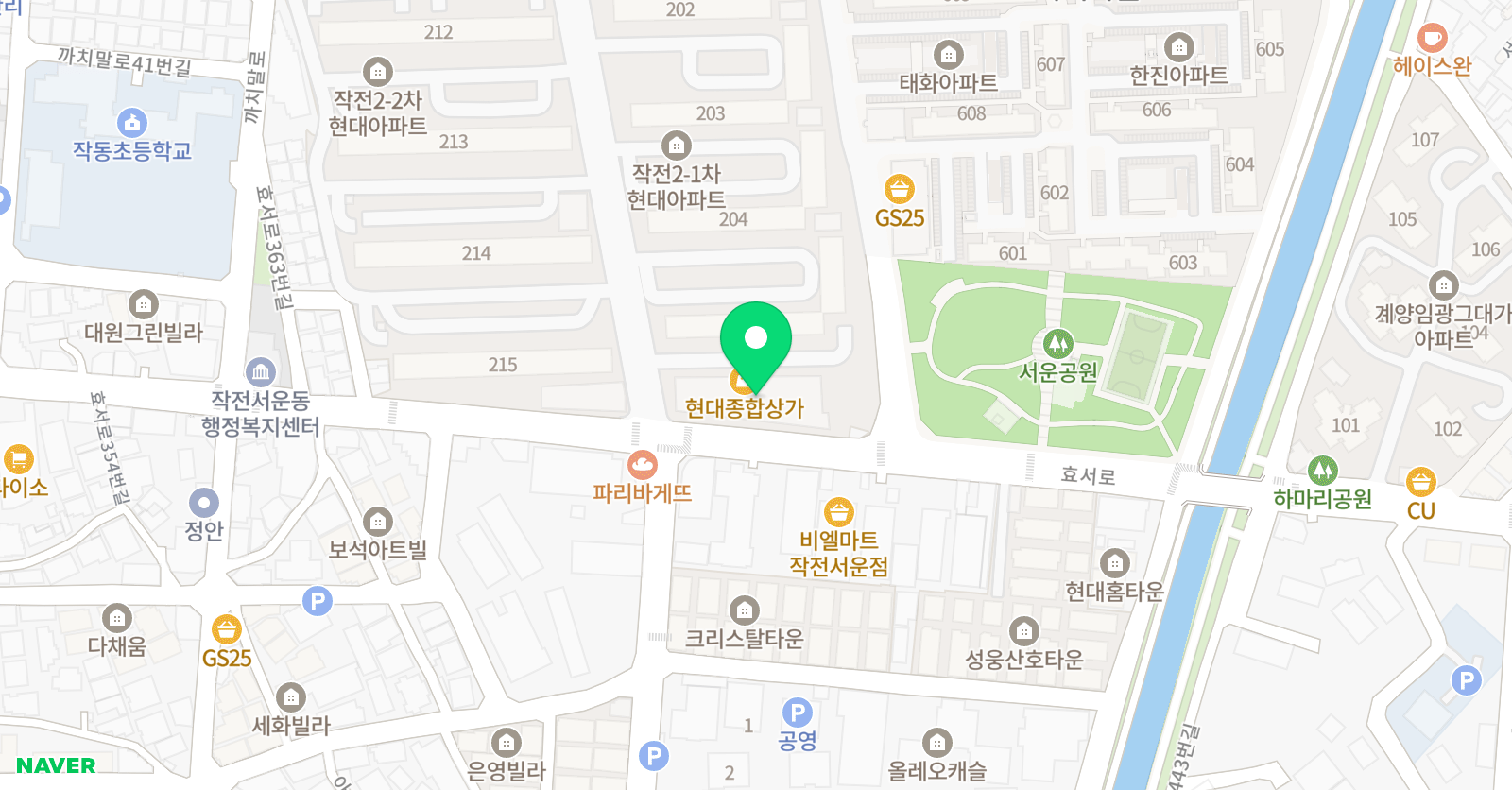 눈높이 러닝센터 작동학원 위치