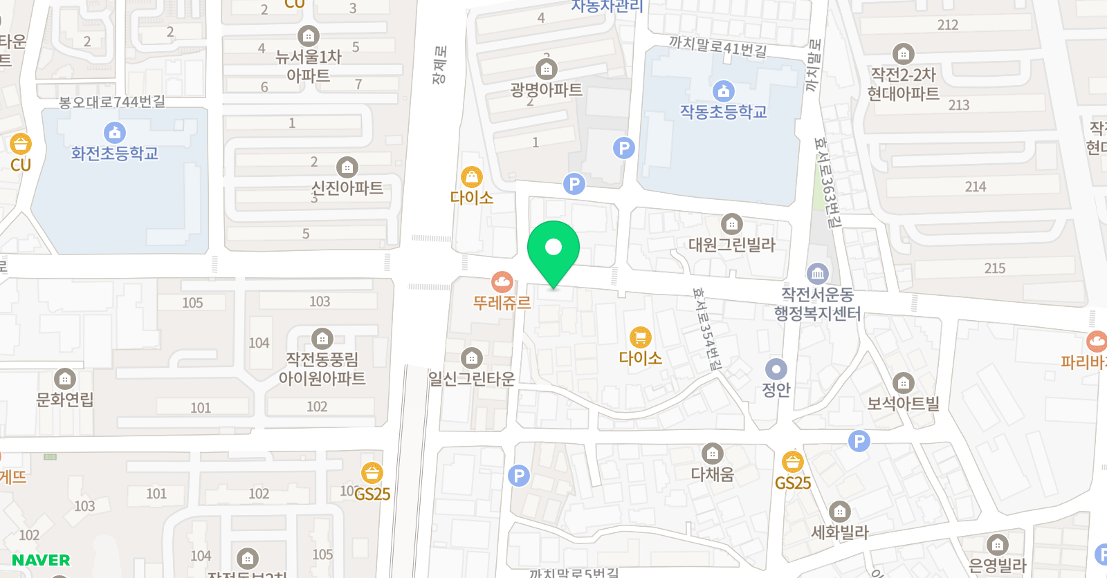 ECN 영어학원 위치