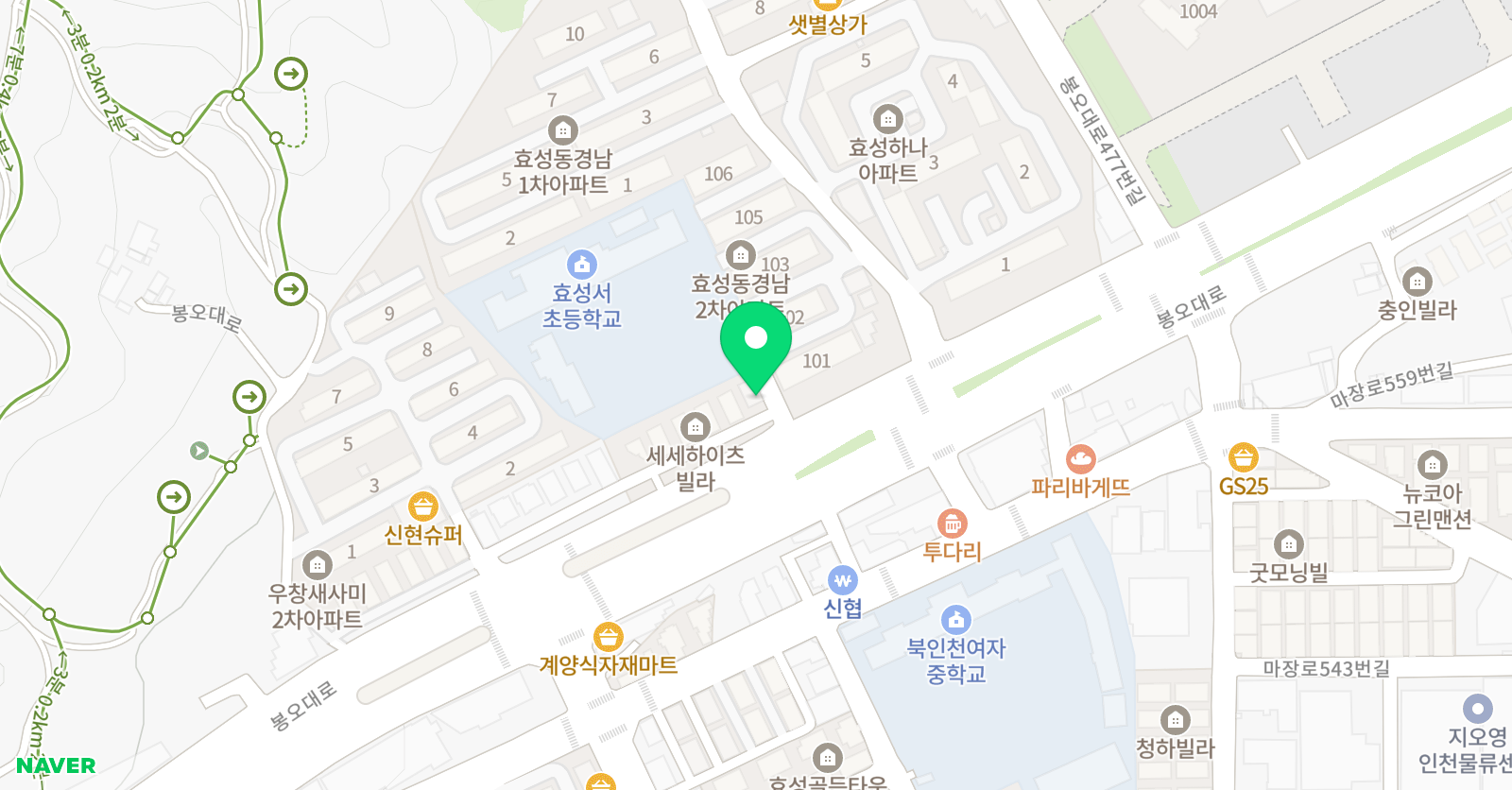 용인대석사 창건 태권도 위치