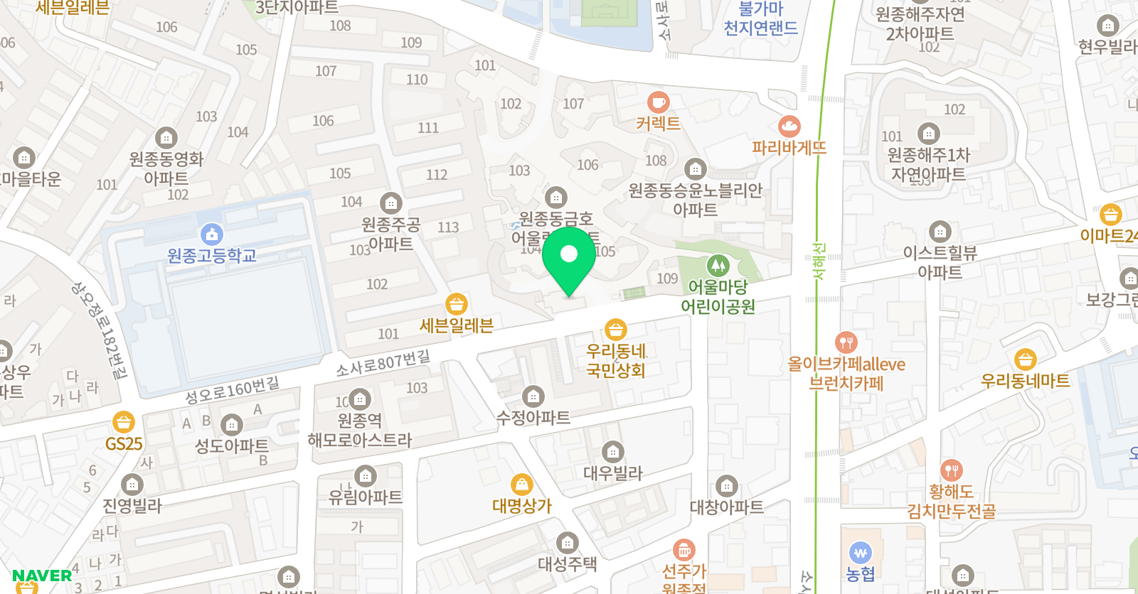 어울림 음악학원 위치