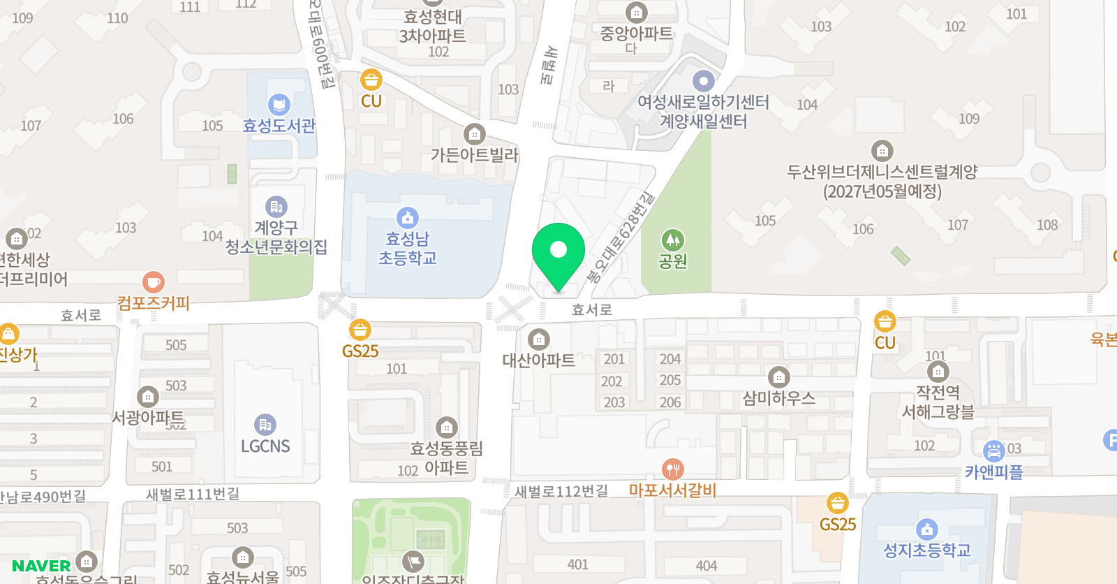 JS 실용음악학원 위치