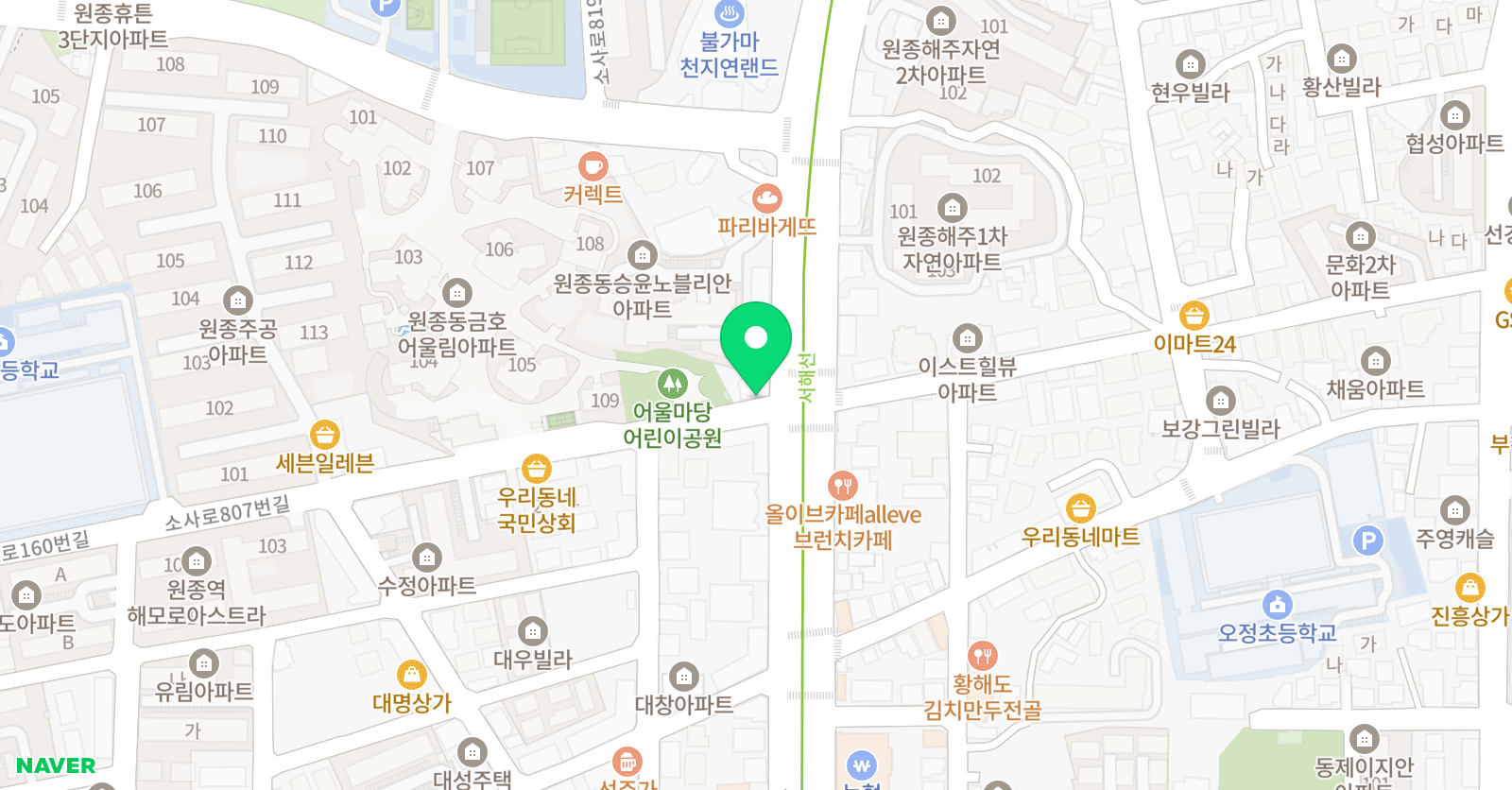 정스 무용학원 위치