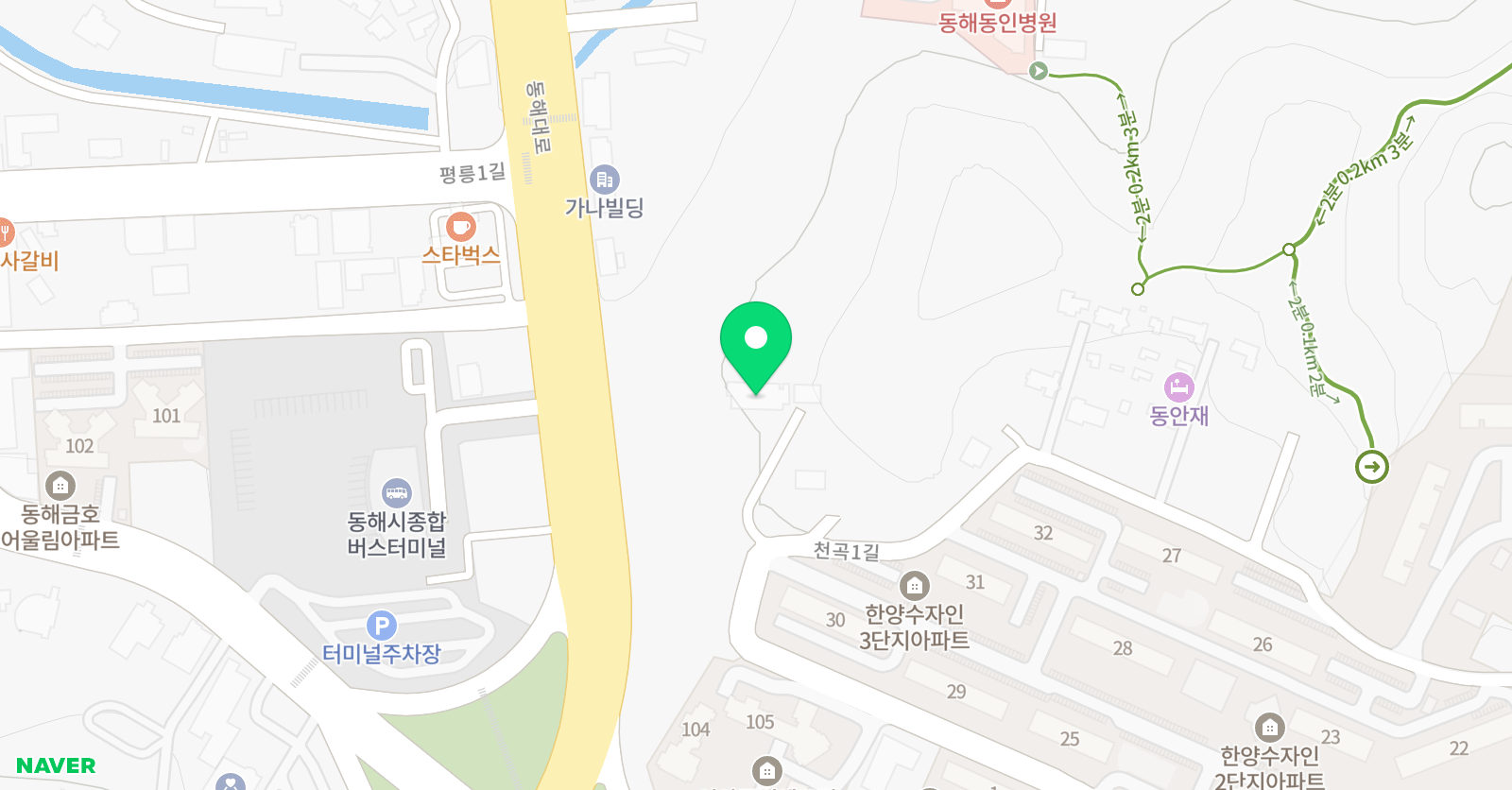 문단열의 아이스폰지 어학원 위치