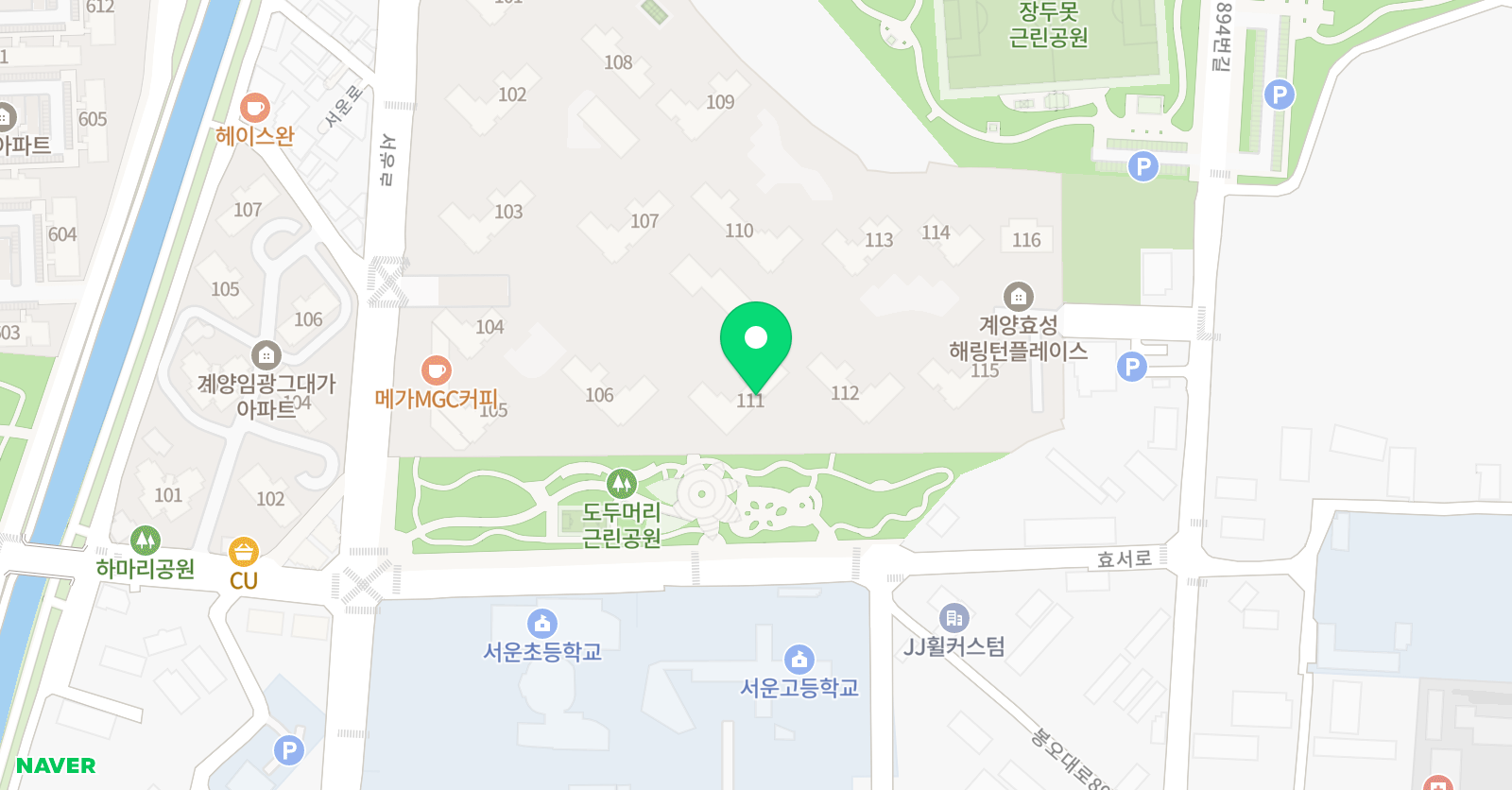 구름그린 미술 위치