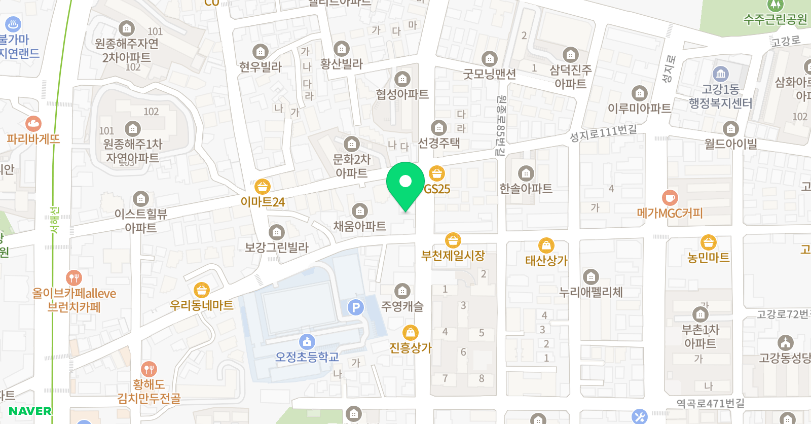 예손 음악학원 위치