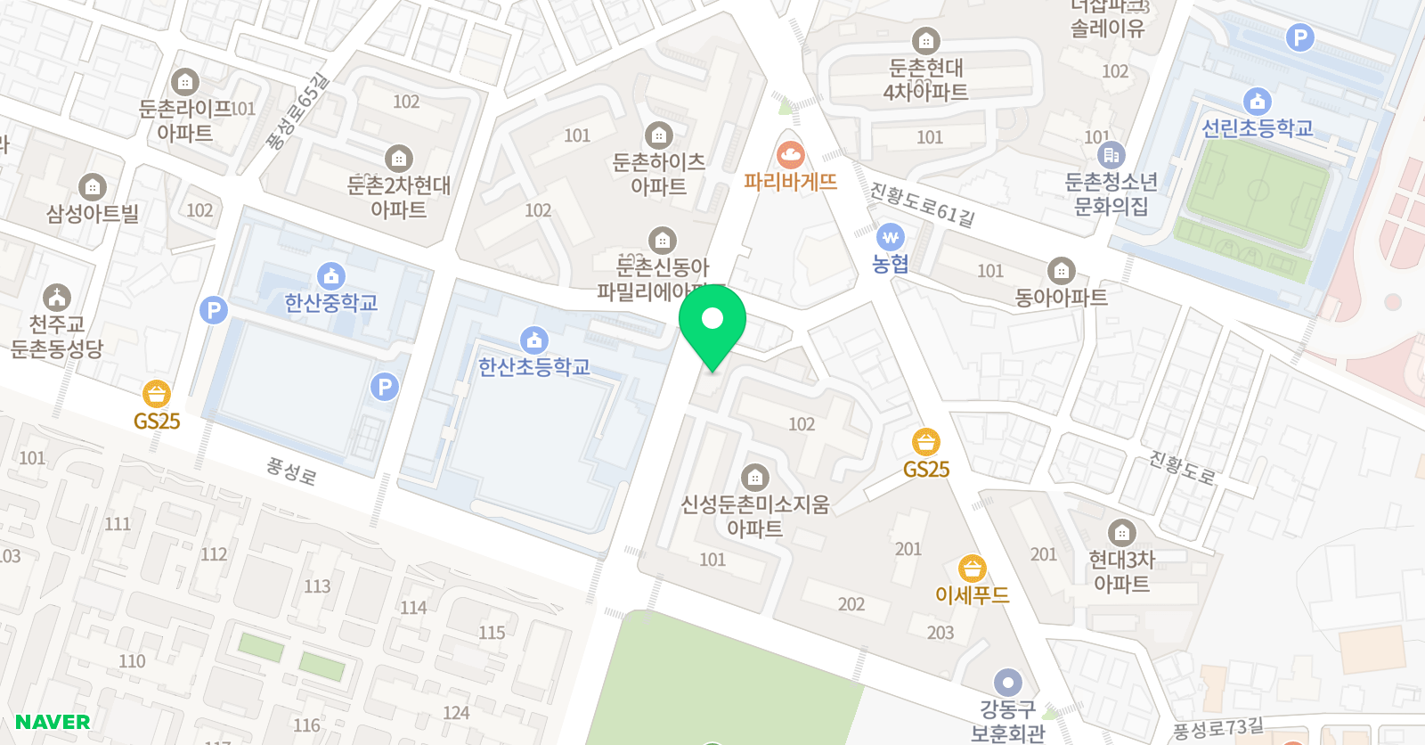 창의와표현 미술교습소 위치