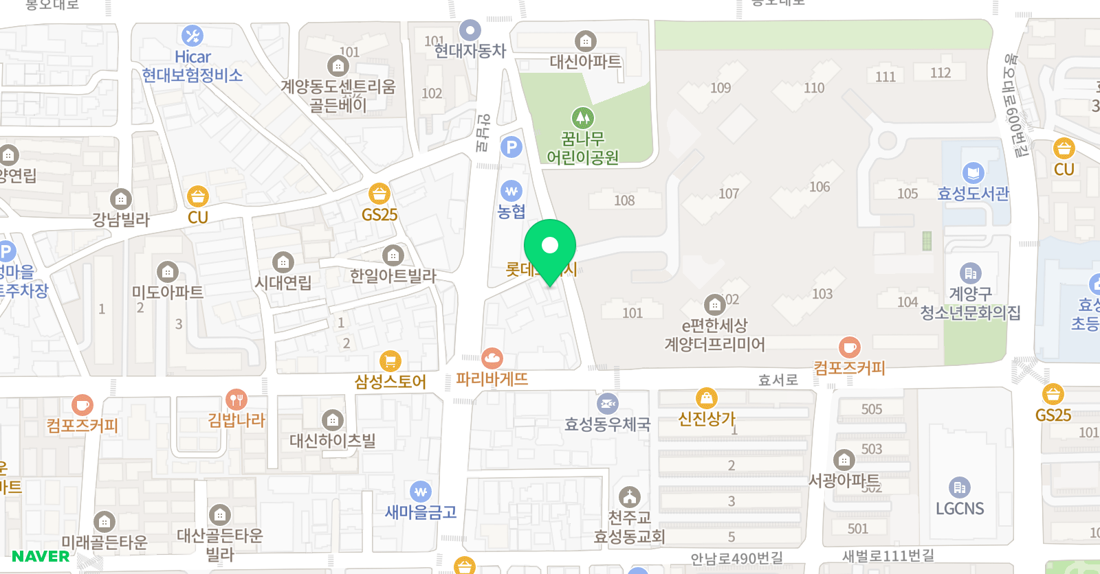 더숙명프리미어 음악학원 위치