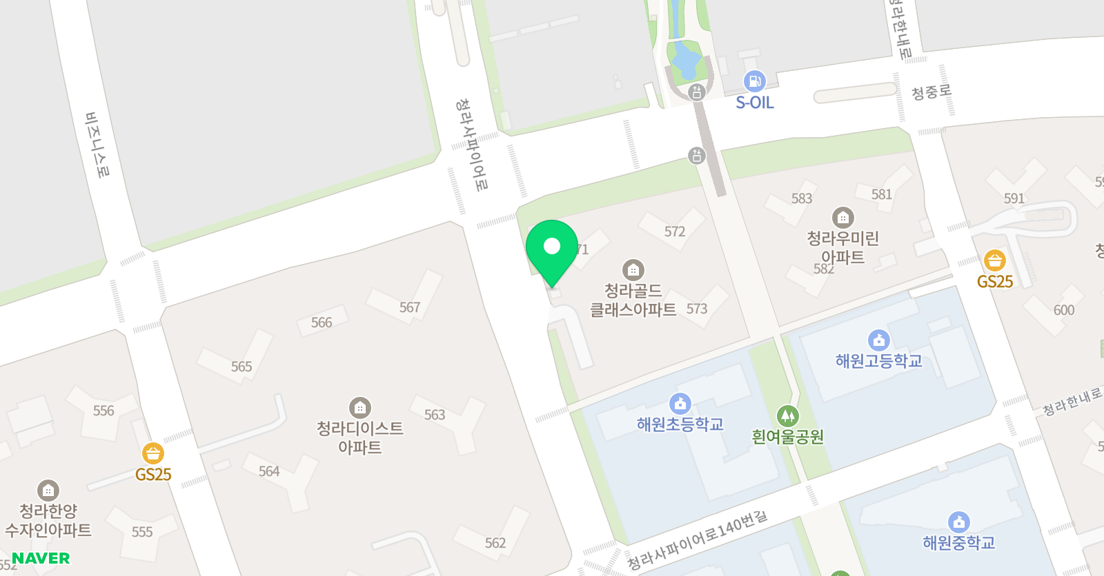 5단지 블랙벨트센터 해광도장 위치
