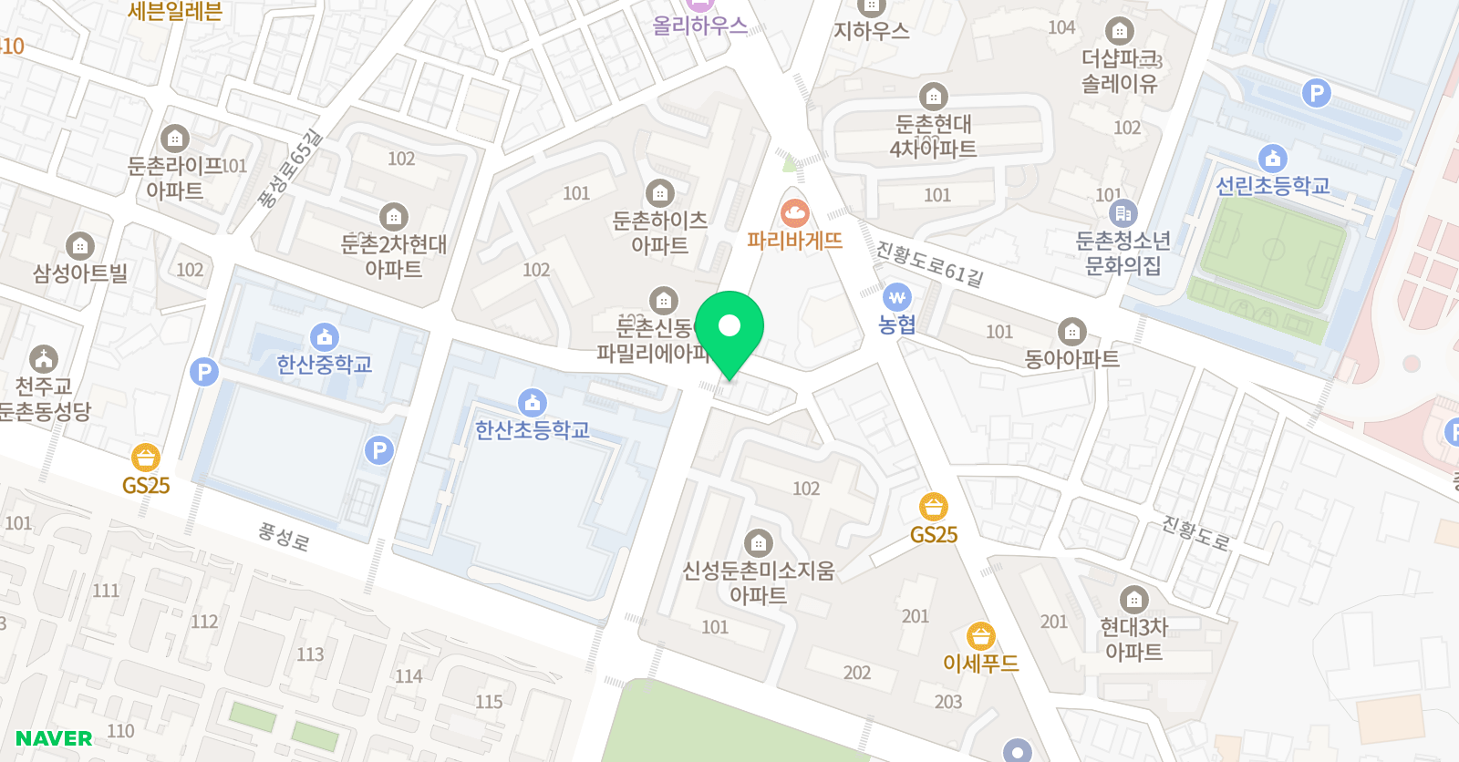 글로벌에듀 학원 위치