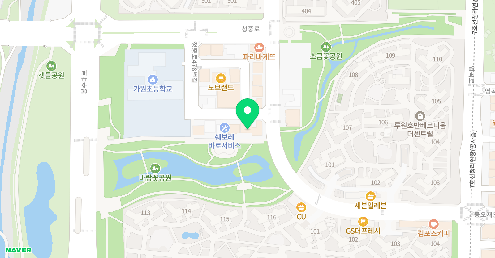 삼성 영어 일대이수학 위치