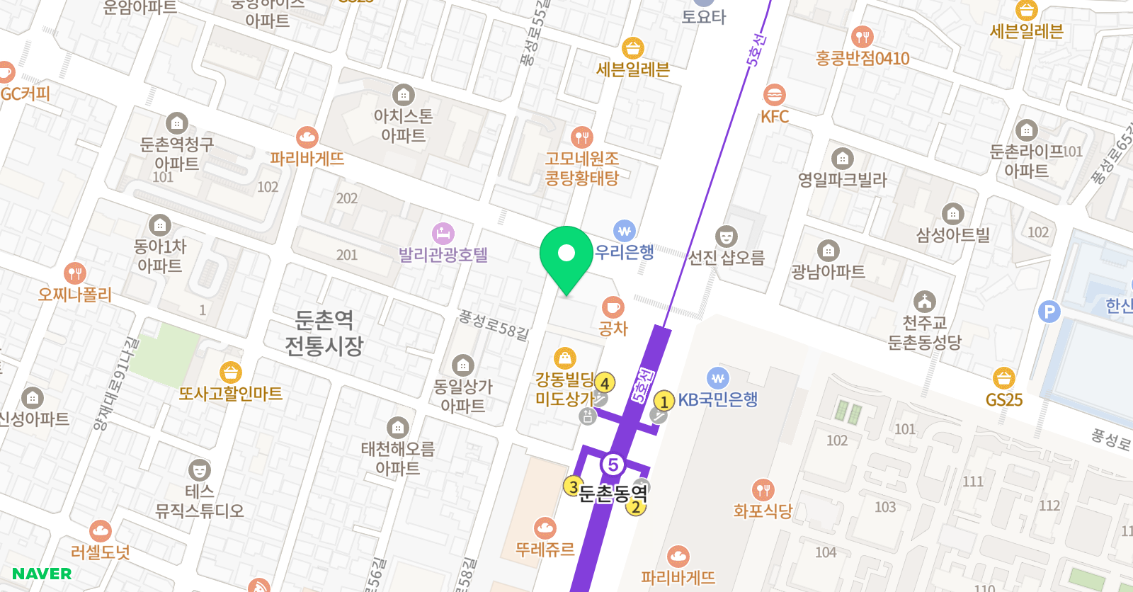 수도민속무용 학원 위치
