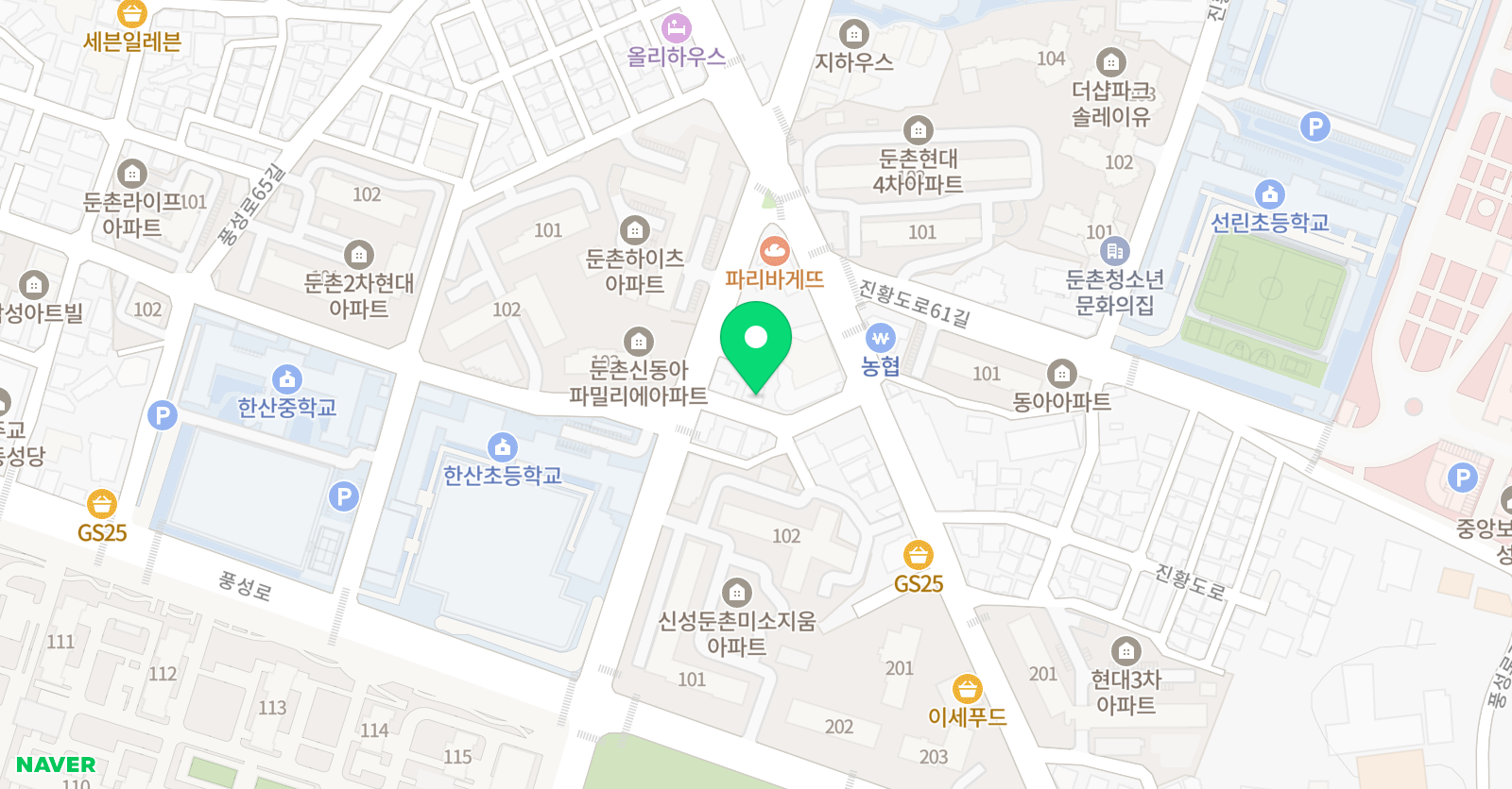 관인 영광피아노학원 위치