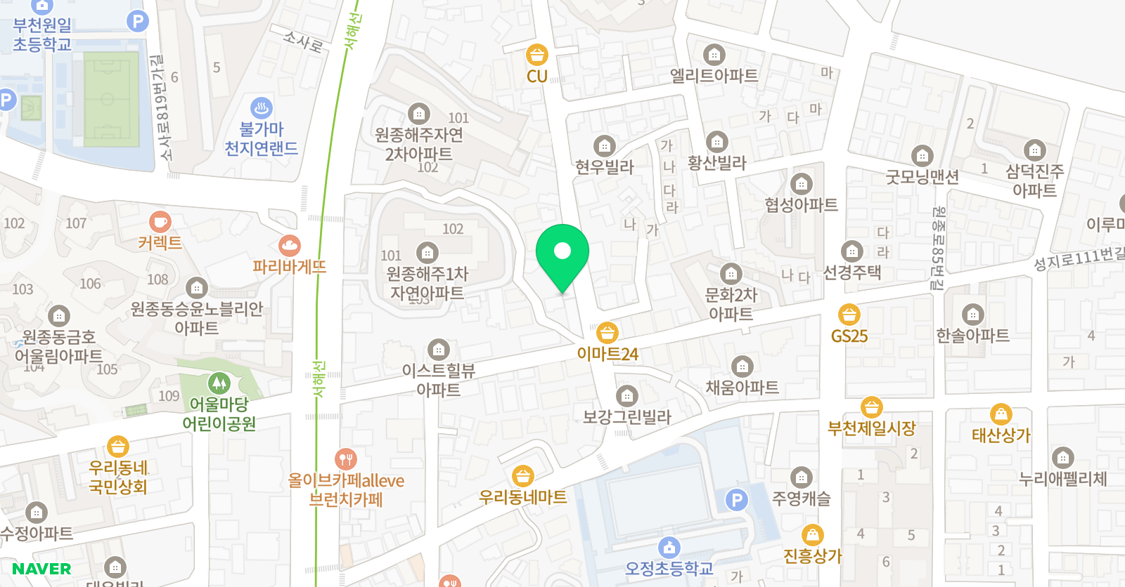 로뎀 음악미술학원 위치