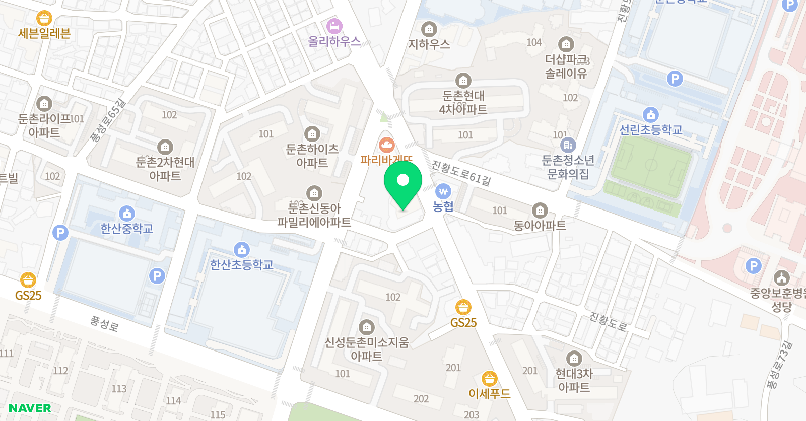 솔루니 둔촌홈스쿨 위치
