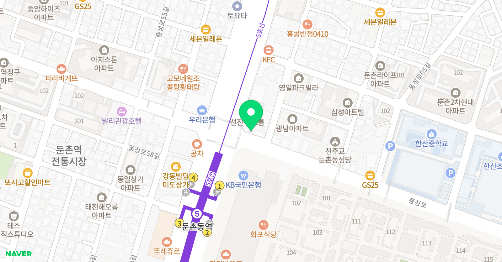 두더댄스 위치
