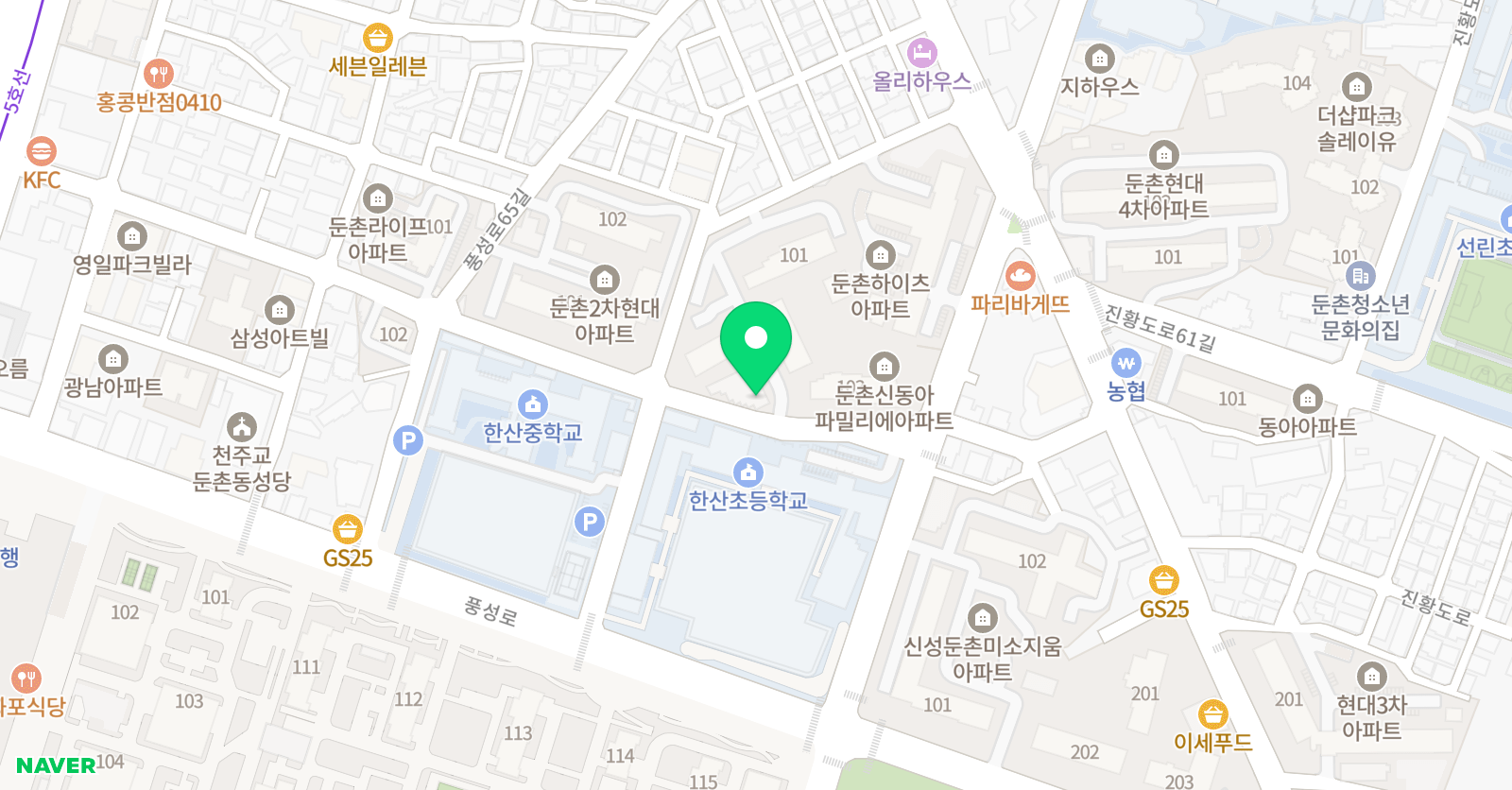 음악나라 음악학원 위치